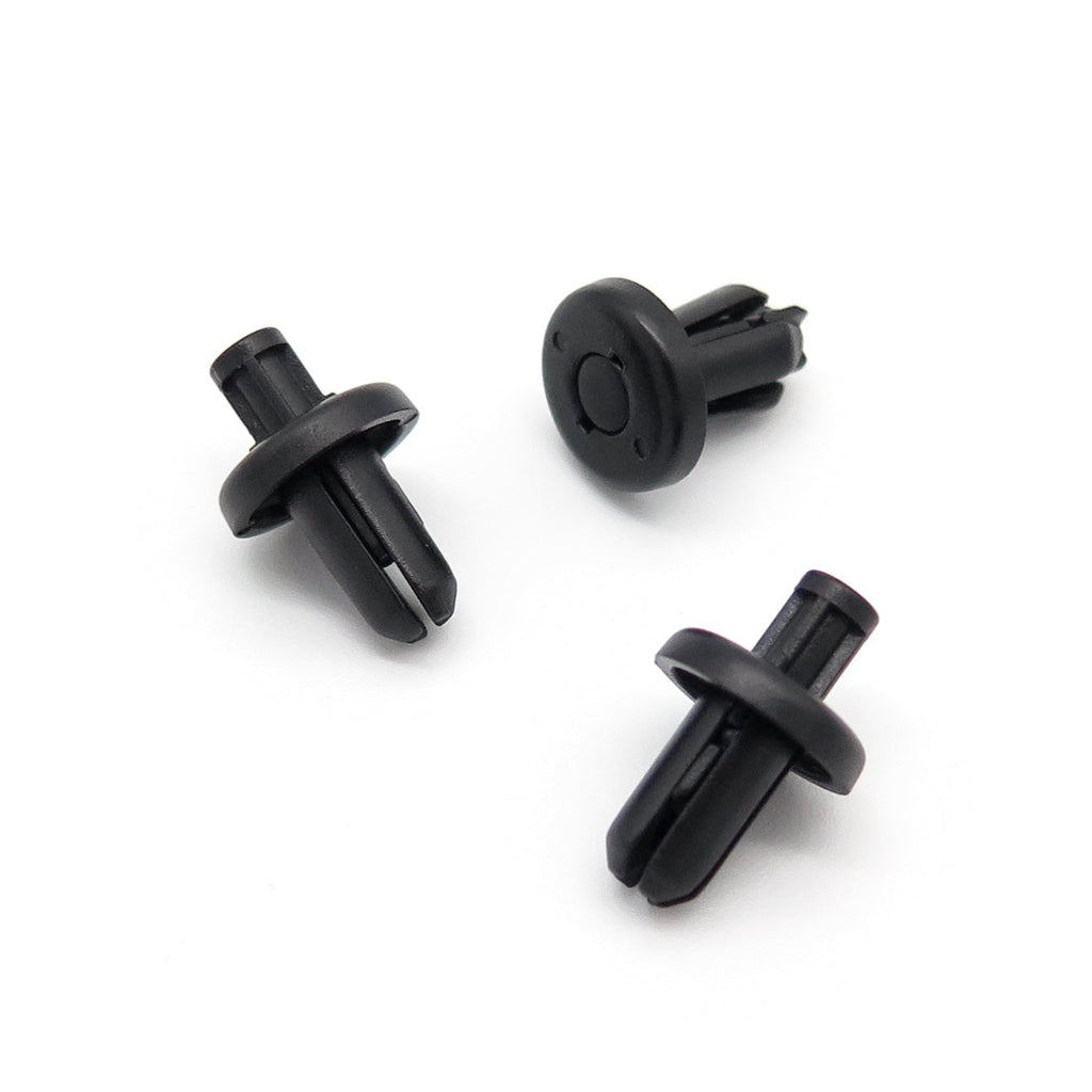 5mm Push Fit Plastic Rivet, Black