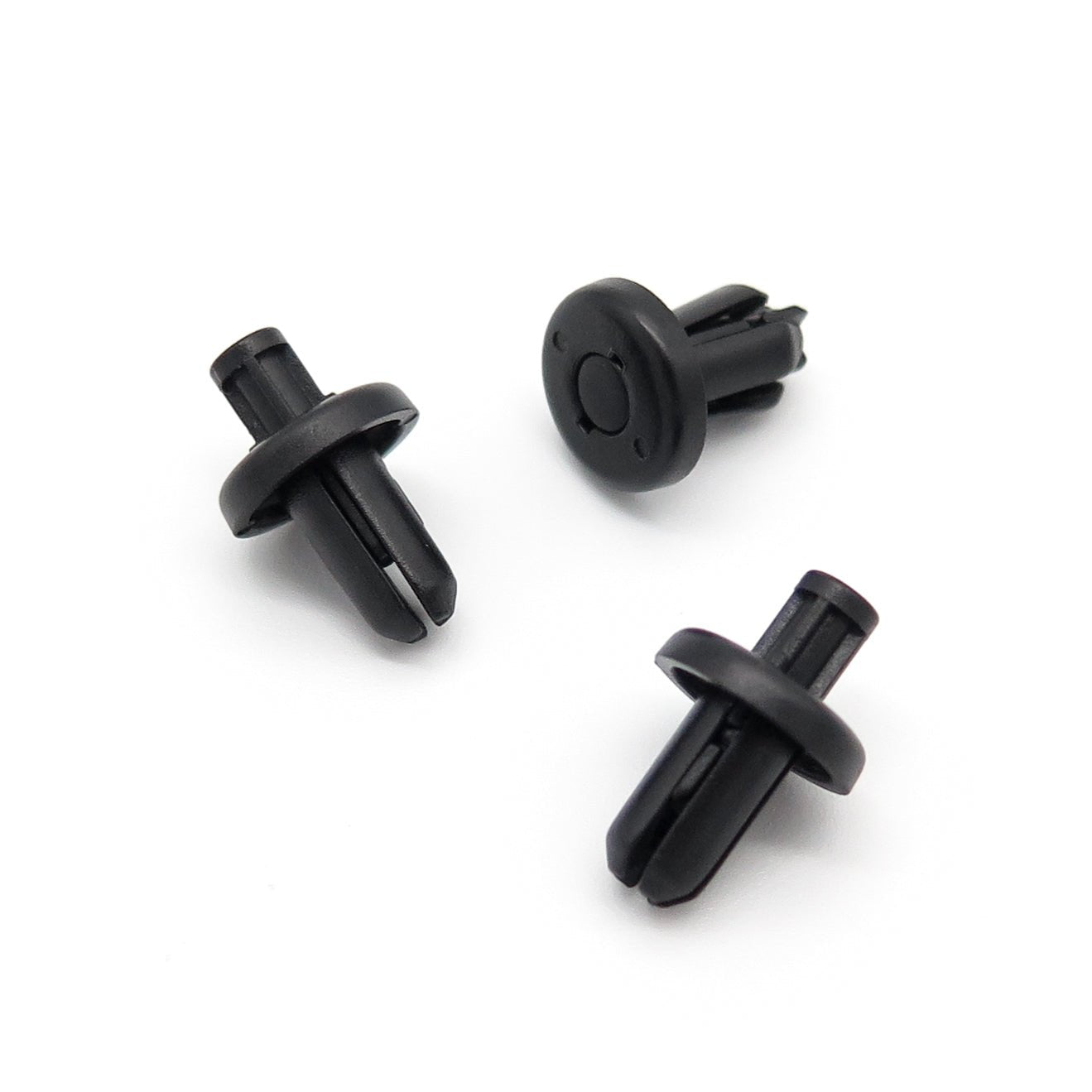 5mm Push Fit Plastic Rivet, Black