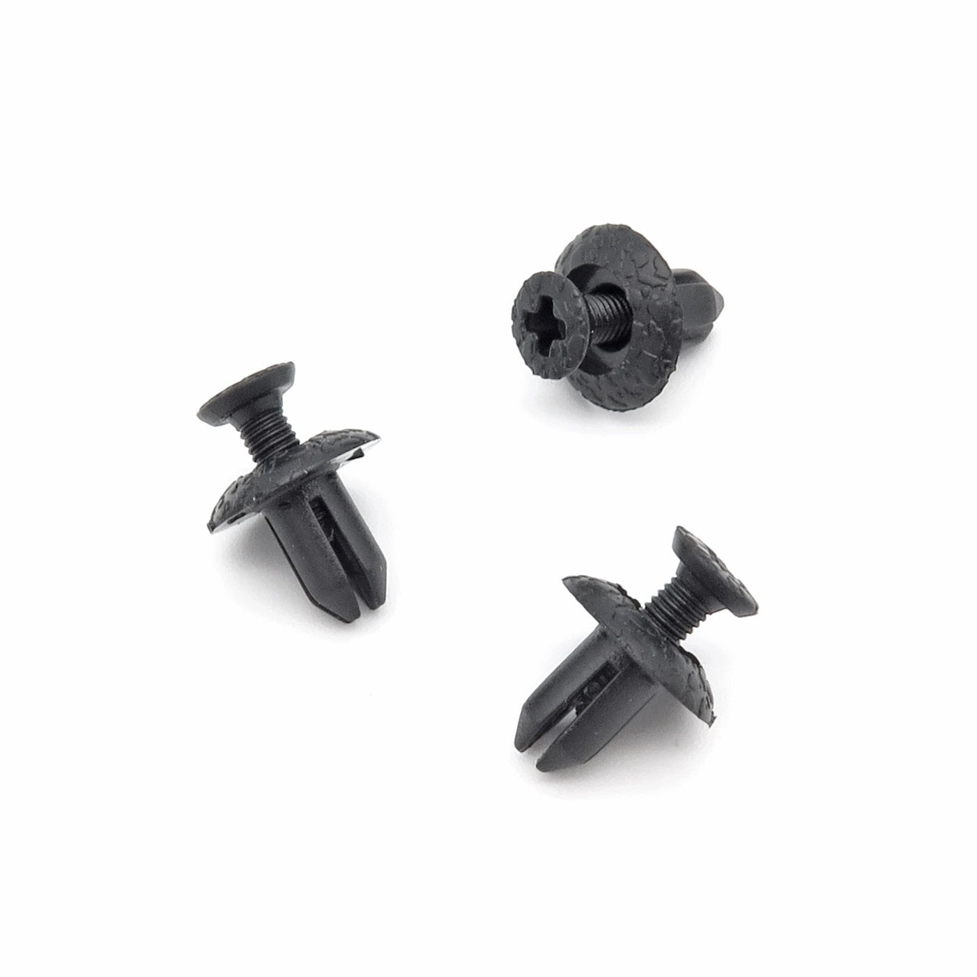 5mm Screw Fit Plastic Rivet, Black