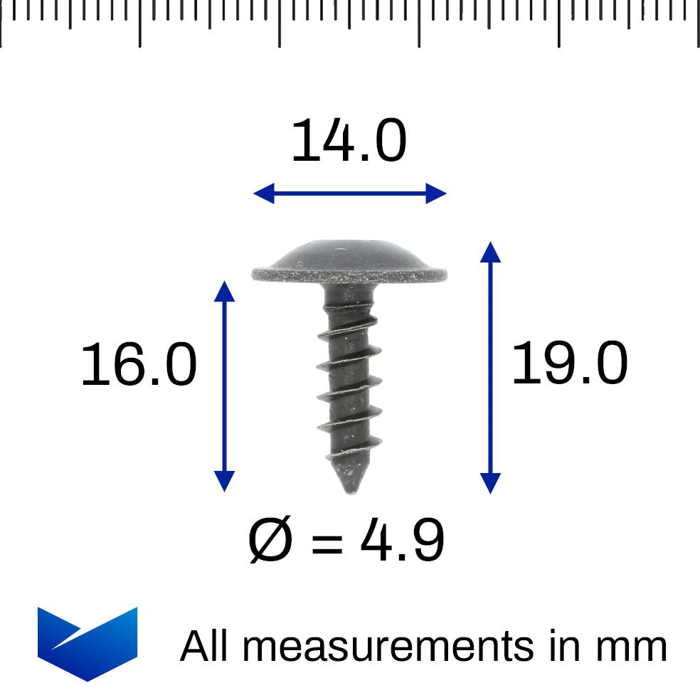 Screw, Metal, 5x16 - image 2