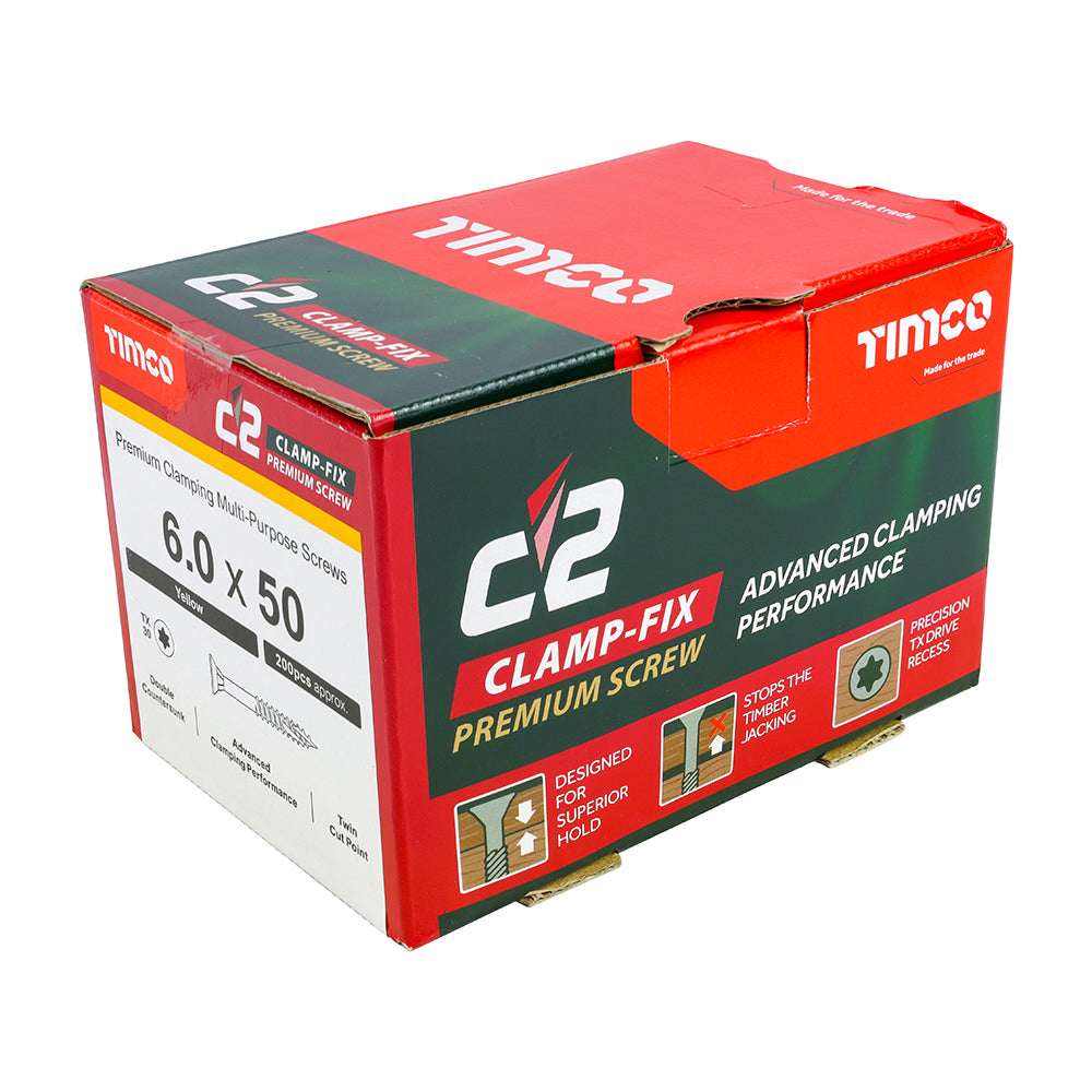 6.0 x 50 - C2 Clamp-Fix TX CSK ZYP