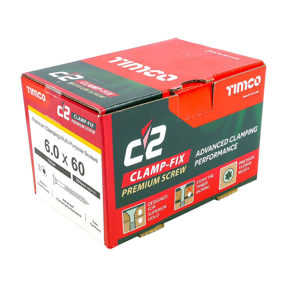 6.0 x 60 - C2 Clamp-Fix TX CSK ZYP