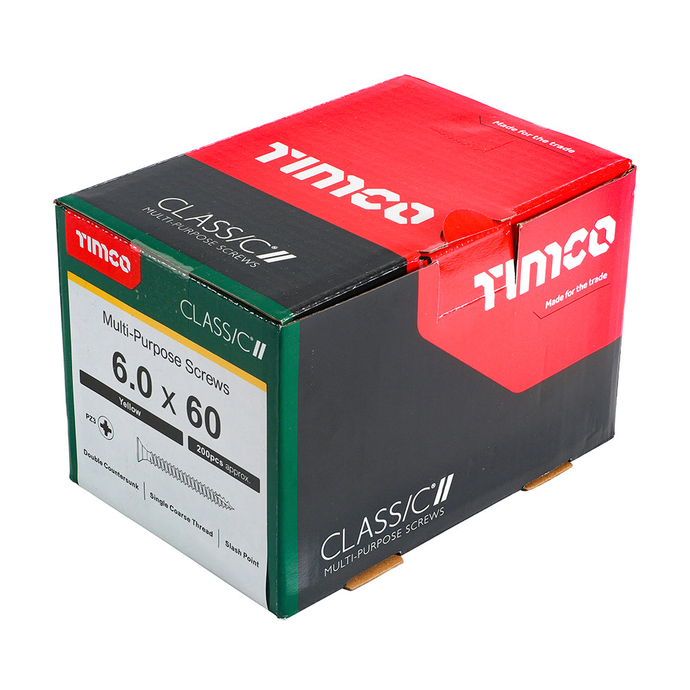 6.0 x 60 - Classic Screw PZ3 CSK ZYP