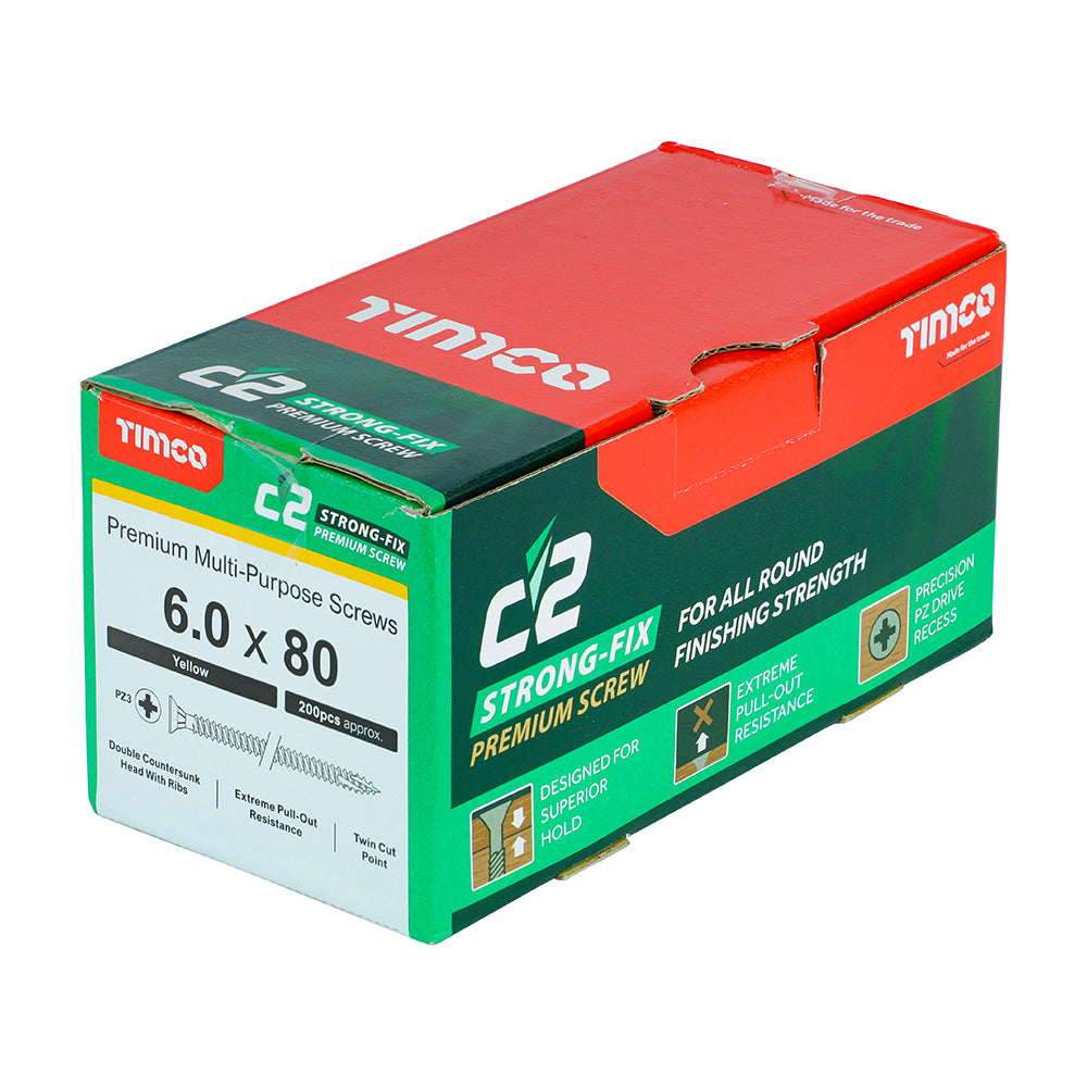 6.0 x 80 - C2 Strong-Fix PZ CSK ZYP