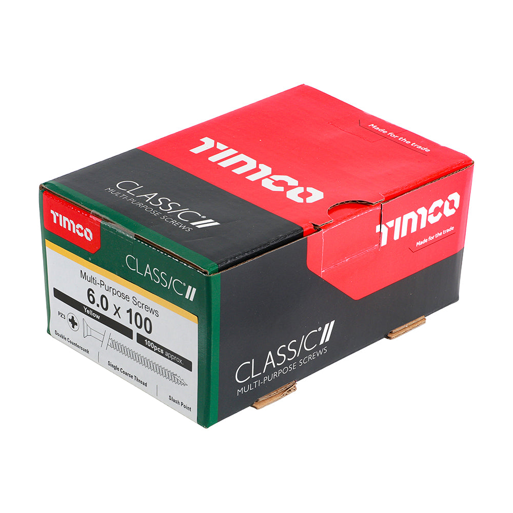 6.0 x 100 - Classic Screw PZ3 CSK ZYP