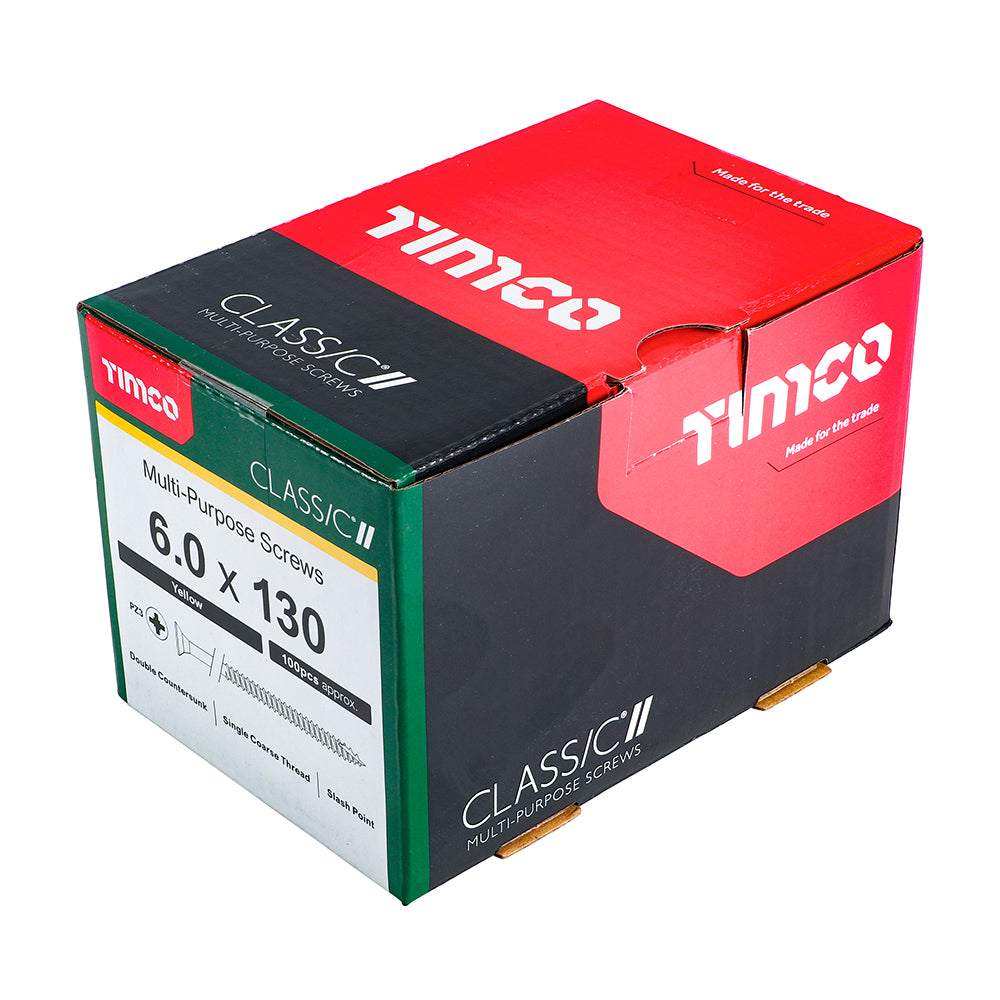 6.0 x 130 - Classic Screw PZ3 CSK ZYP