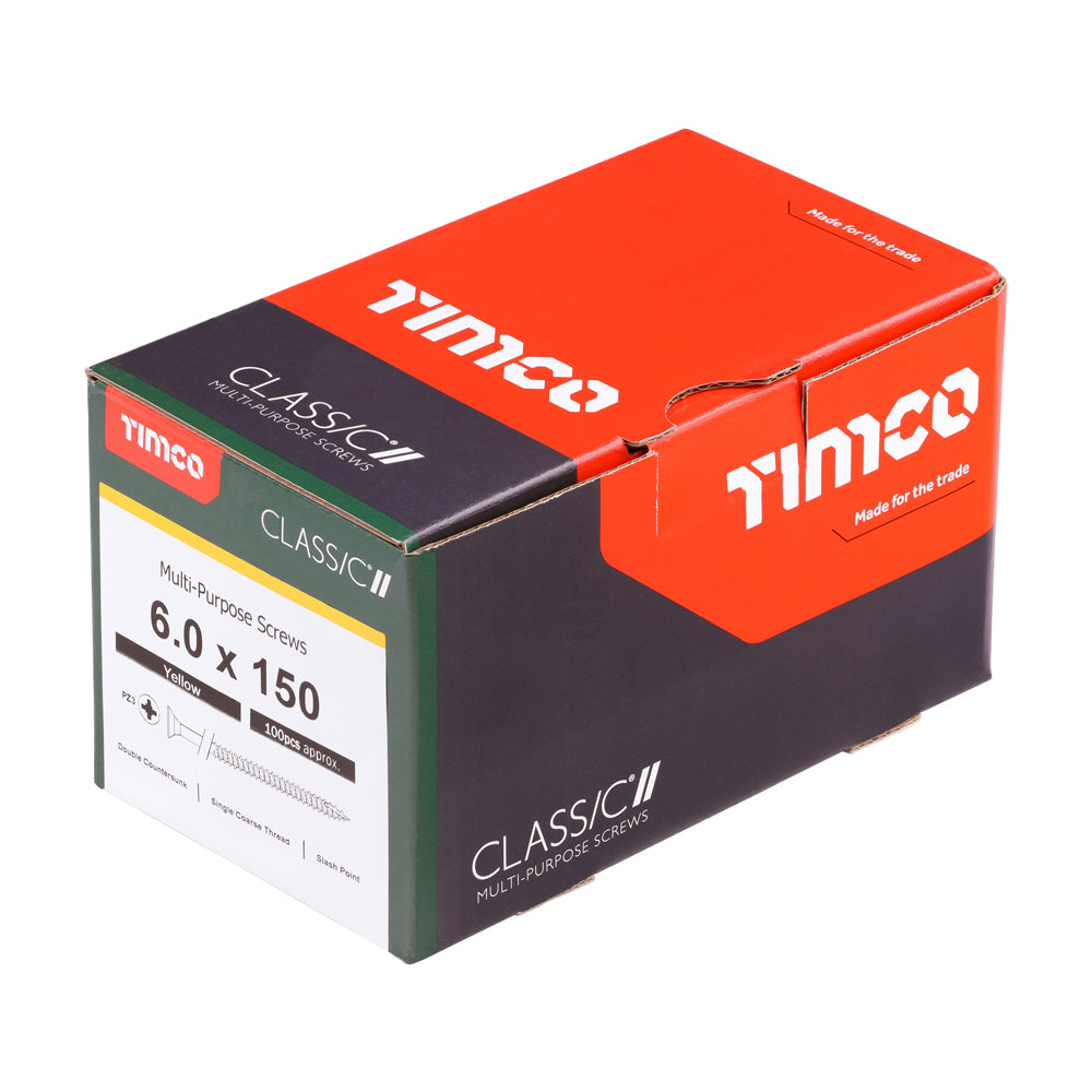 6.0 x 150 - Classic Screw PZ3 CSK ZYP