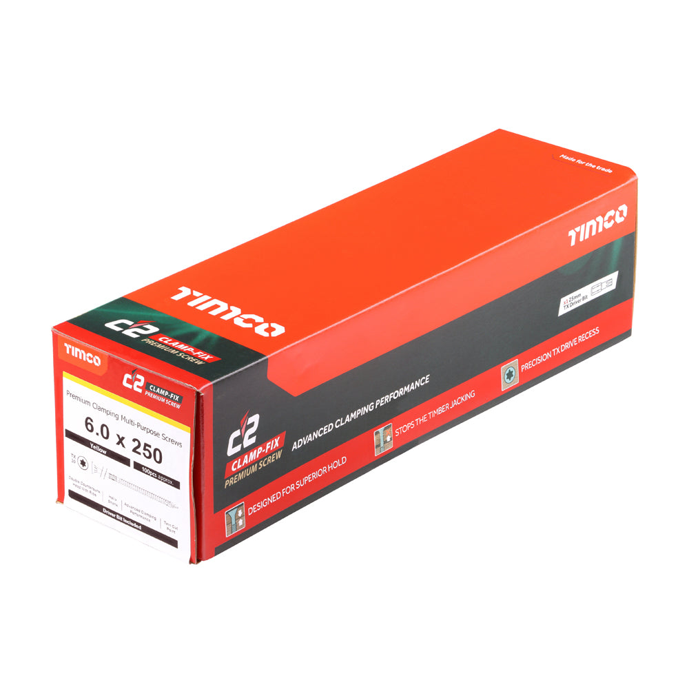 6.0 x 250 - C2 Clamp-Fix TX CSK ZYP