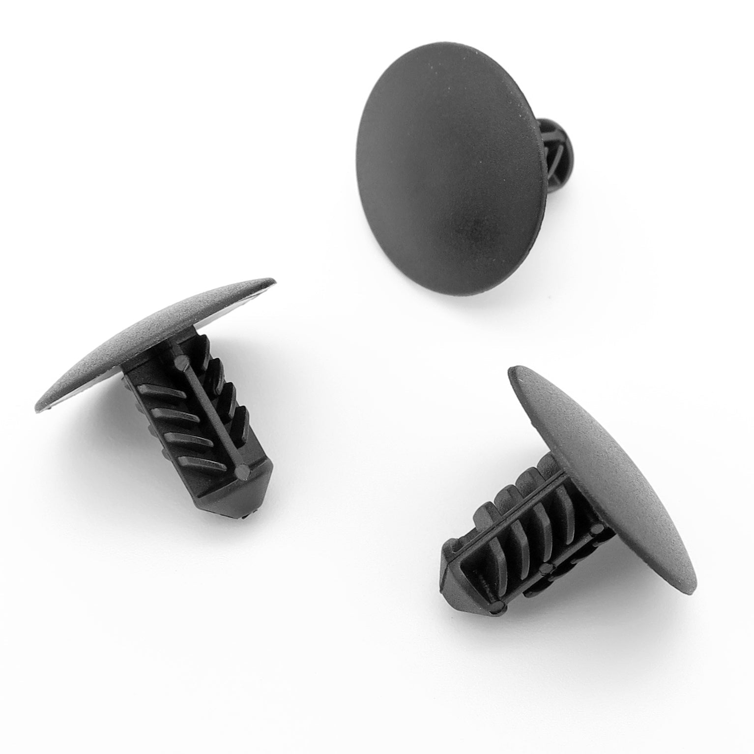 Fir Tree Clip, Black, 6.5mm Hole