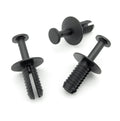 Plastic Push Fit Rivet, Black