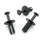 Plastic Push Fit Rivet, Black