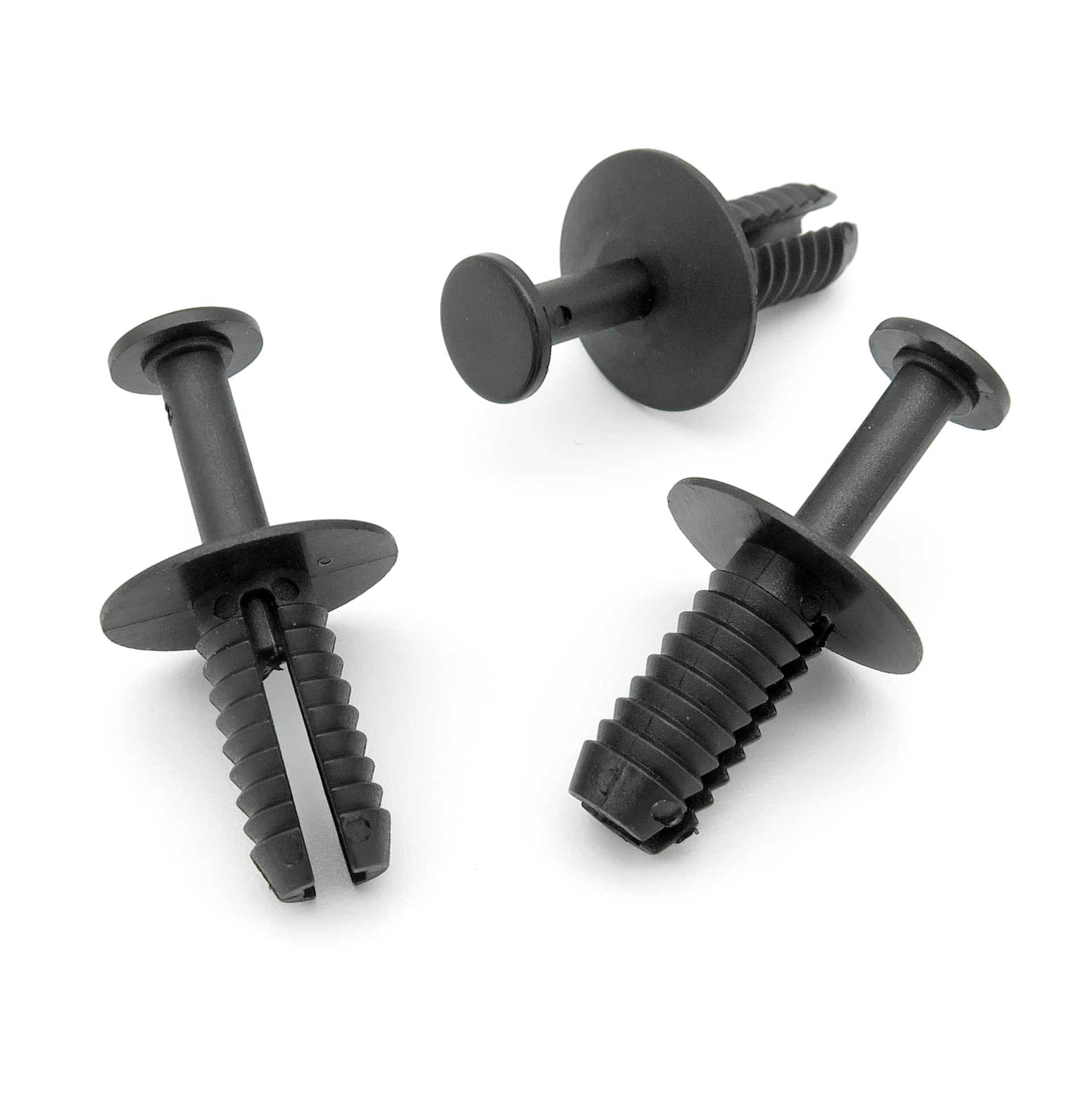 Plastic Push Fit Rivet, Black