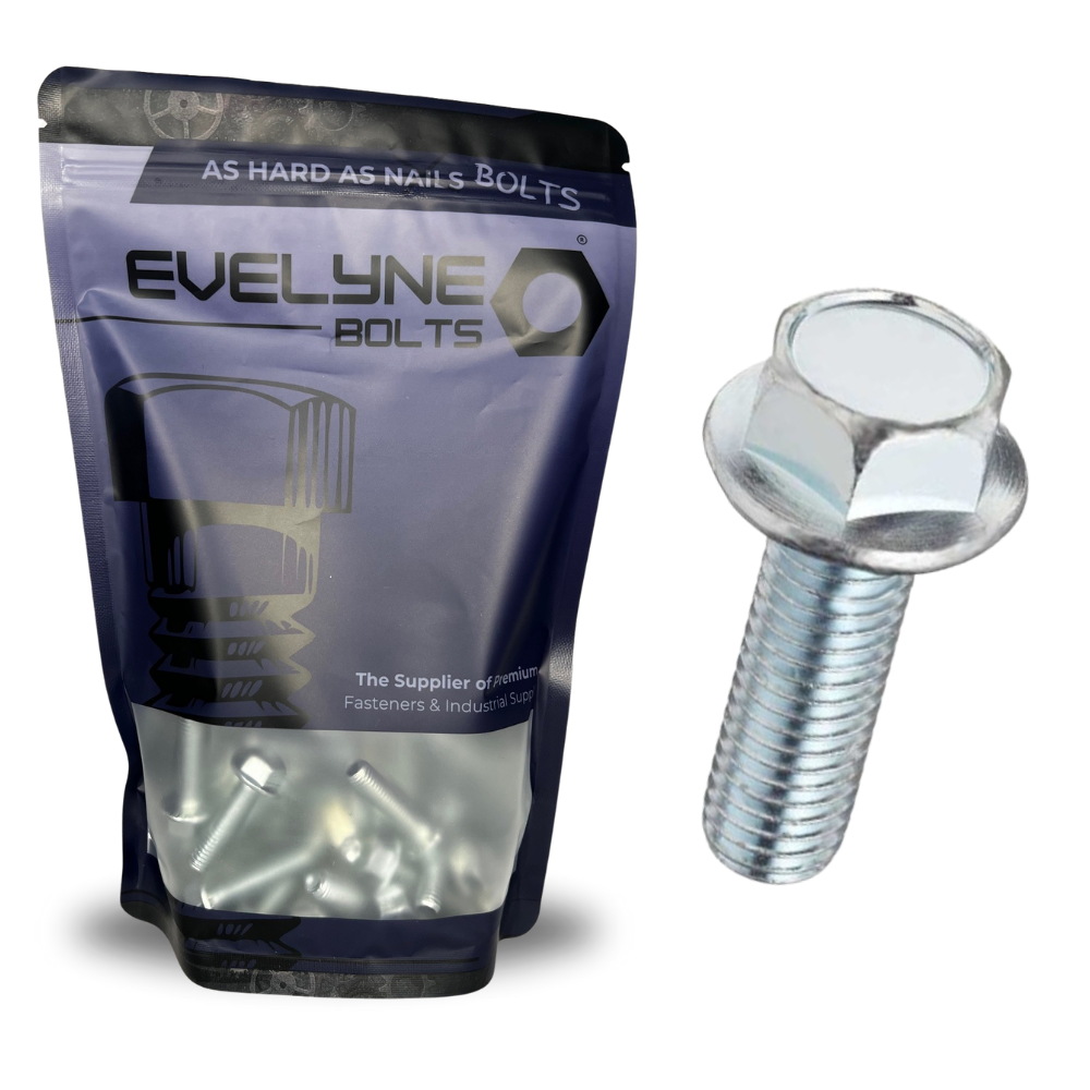 Serrated Flanged Bolt - M10x50 - Evelyne Bolts®