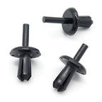 Plastic Rivet, 6mm, Black