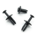 Push Fit Plastic Rivet, Black, 6mm Hole