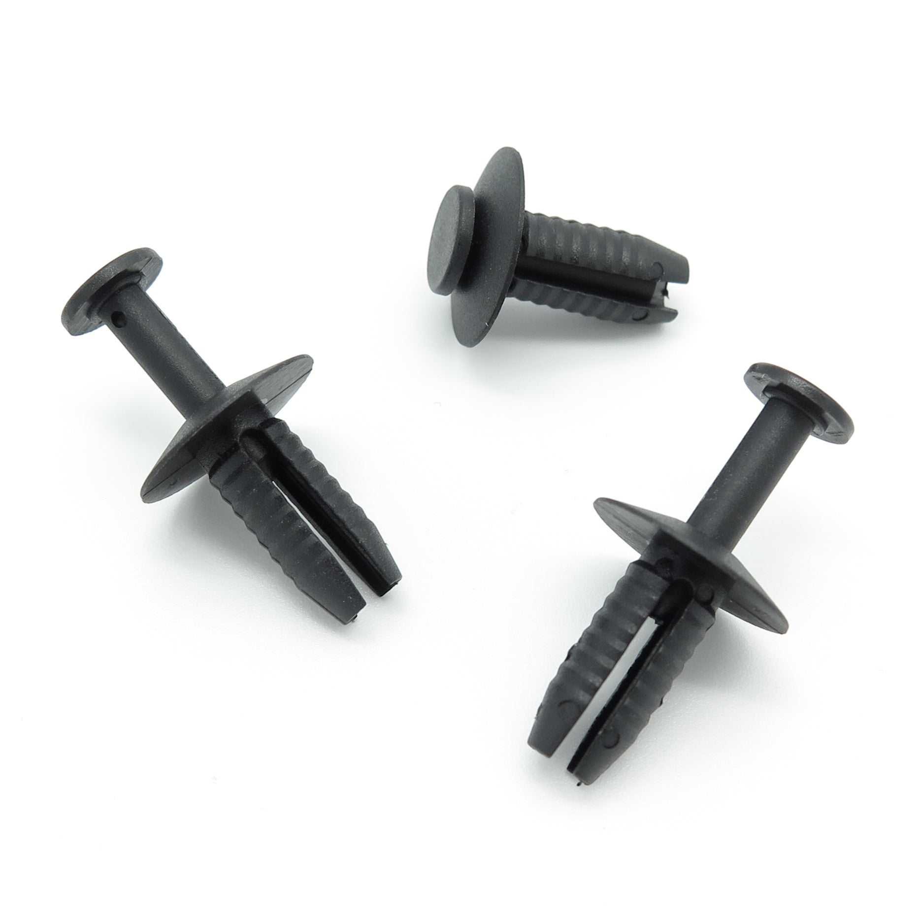 Push Fit Plastic Rivet, Black, 6mm Hole