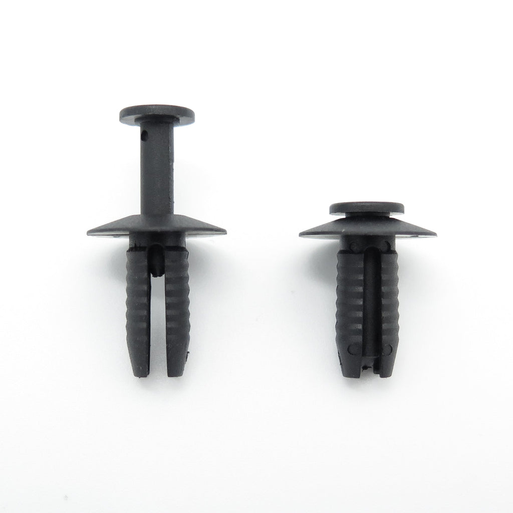 Push Fit Plastic Rivet, Black, 6mm Hole - image 3