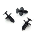 8mm Push Fit Plastic Rivet, Black