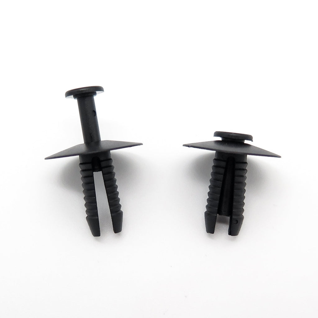Push Fit Plastic Rivet, 6mm Hole, 20mm Collar, Black - image 3