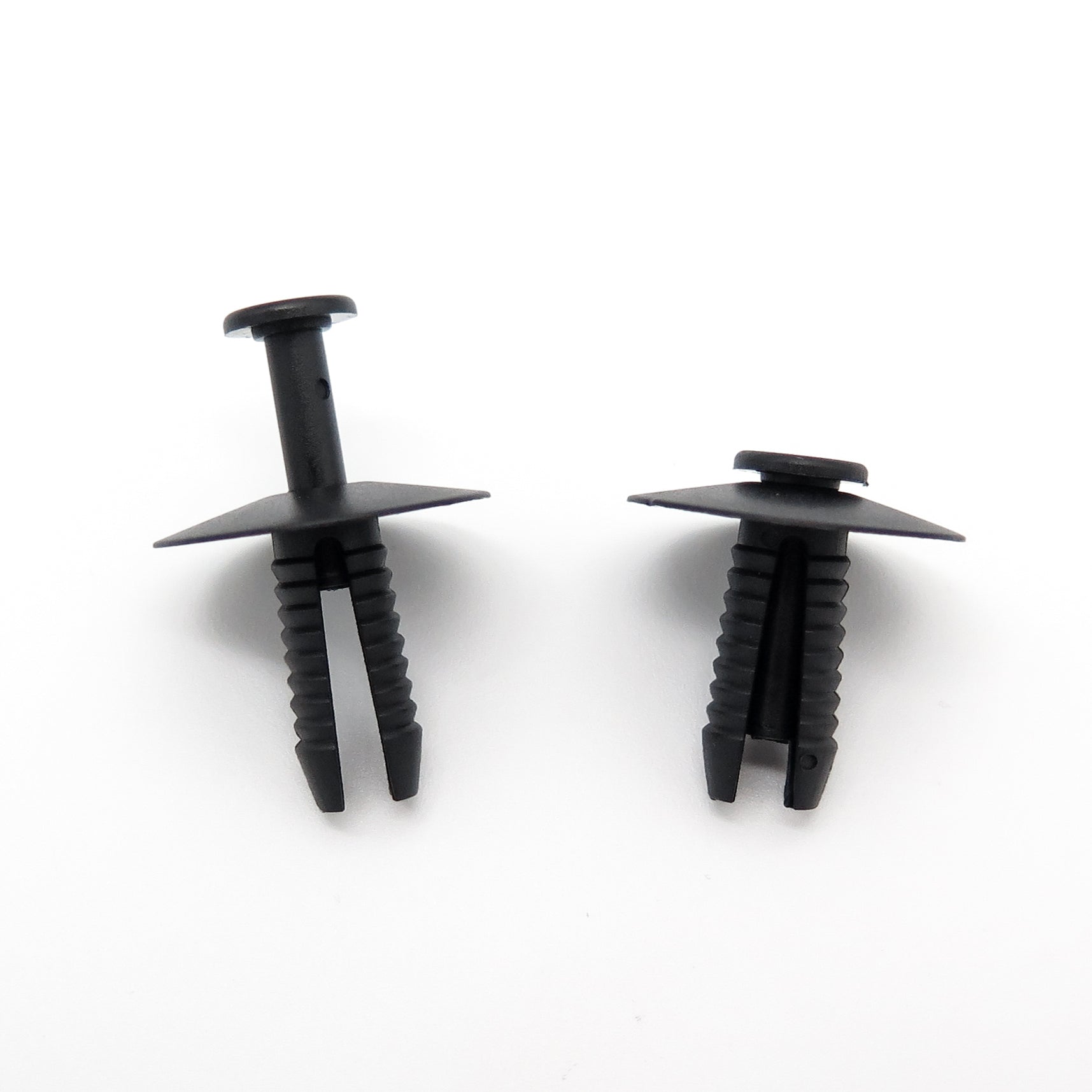 Push Fit Plastic Rivet, 6mm Hole, 20mm Collar, Black - image 3