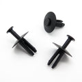 Push Fit Plastic Rivet, 6mm Hole, 20mm Collar, Black