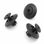 Screw Fit Clip, 6.5mm Hole, Black