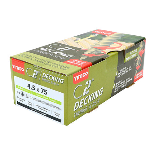 4.5 x 75 - C2 Deck-Fix TX CSK GRN