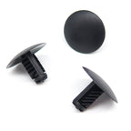 Fir Tree Clip, 7mm Hole, 20mm Head, Black