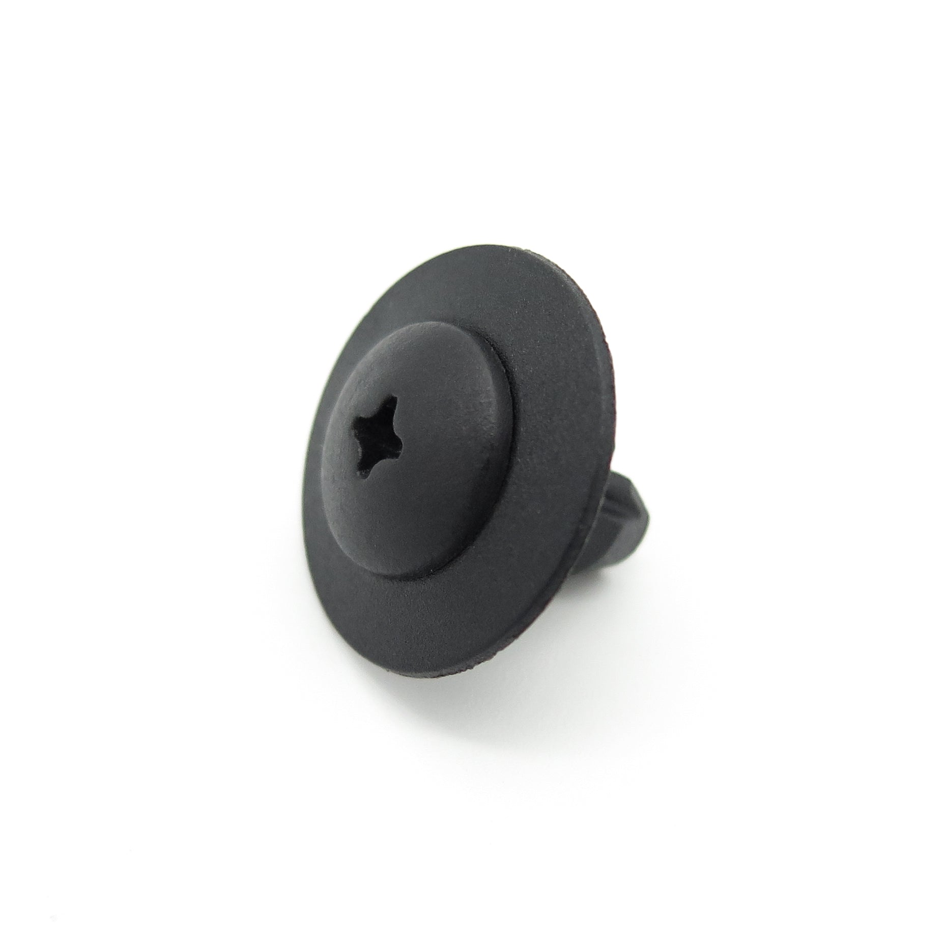 Screw Fit Plastic Rivet, 7mm Hole, 20mm Collar, Black - image 3