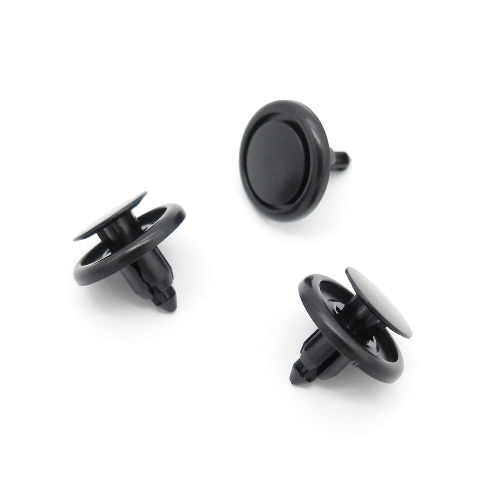 Plastic Fastener, Push Fit Rivet, Black