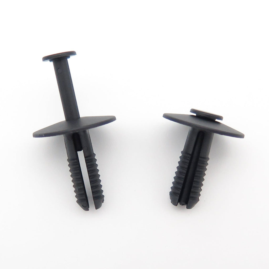 7mm Push fit Plastic Rivet, Black - image 3