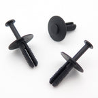 7mm Push fit Plastic Rivet, Black