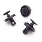 Push Fit Expanding Rivet, Black 7mm Hole