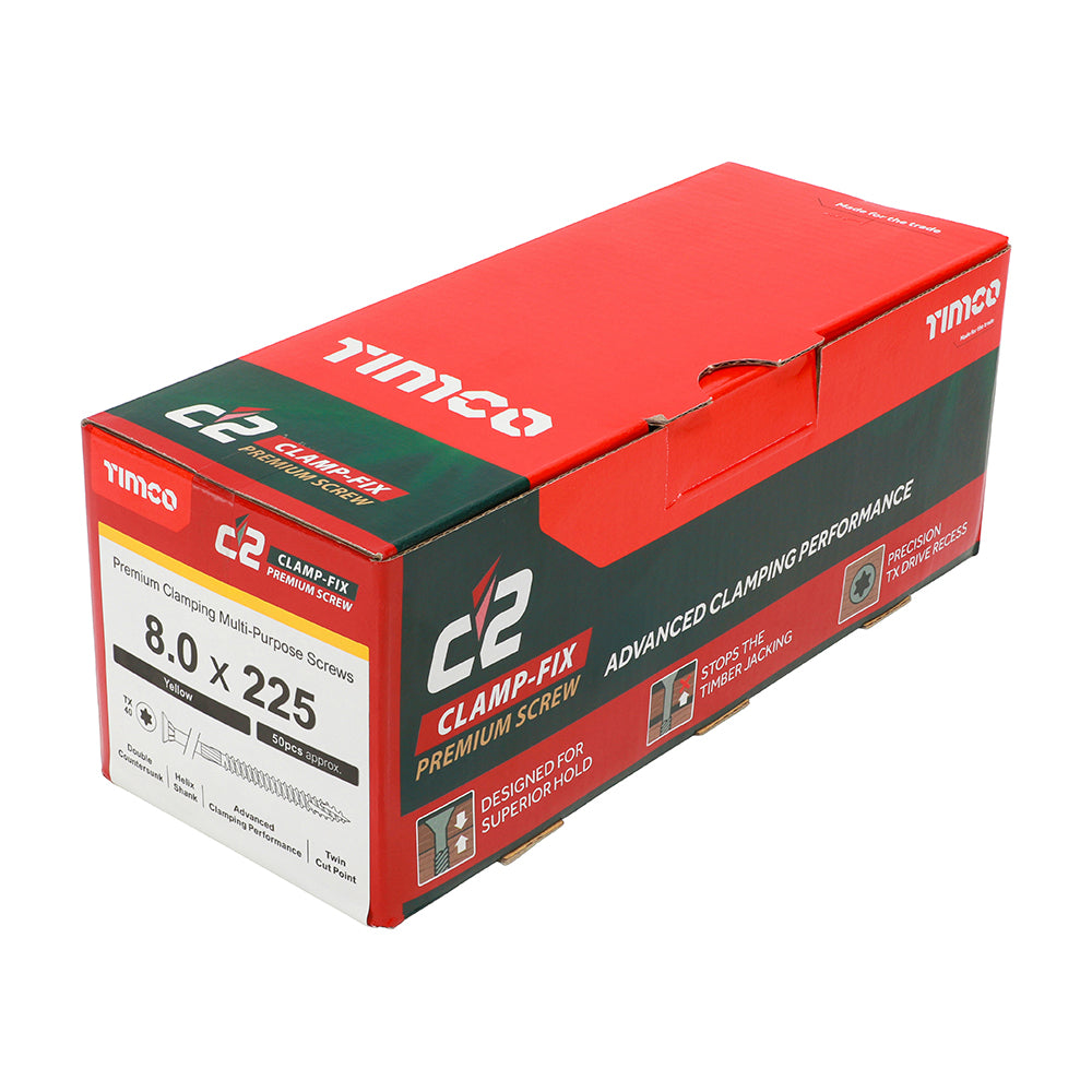 8.0 x 225 - C2 Clamp-Fix TX CSK ZYP
