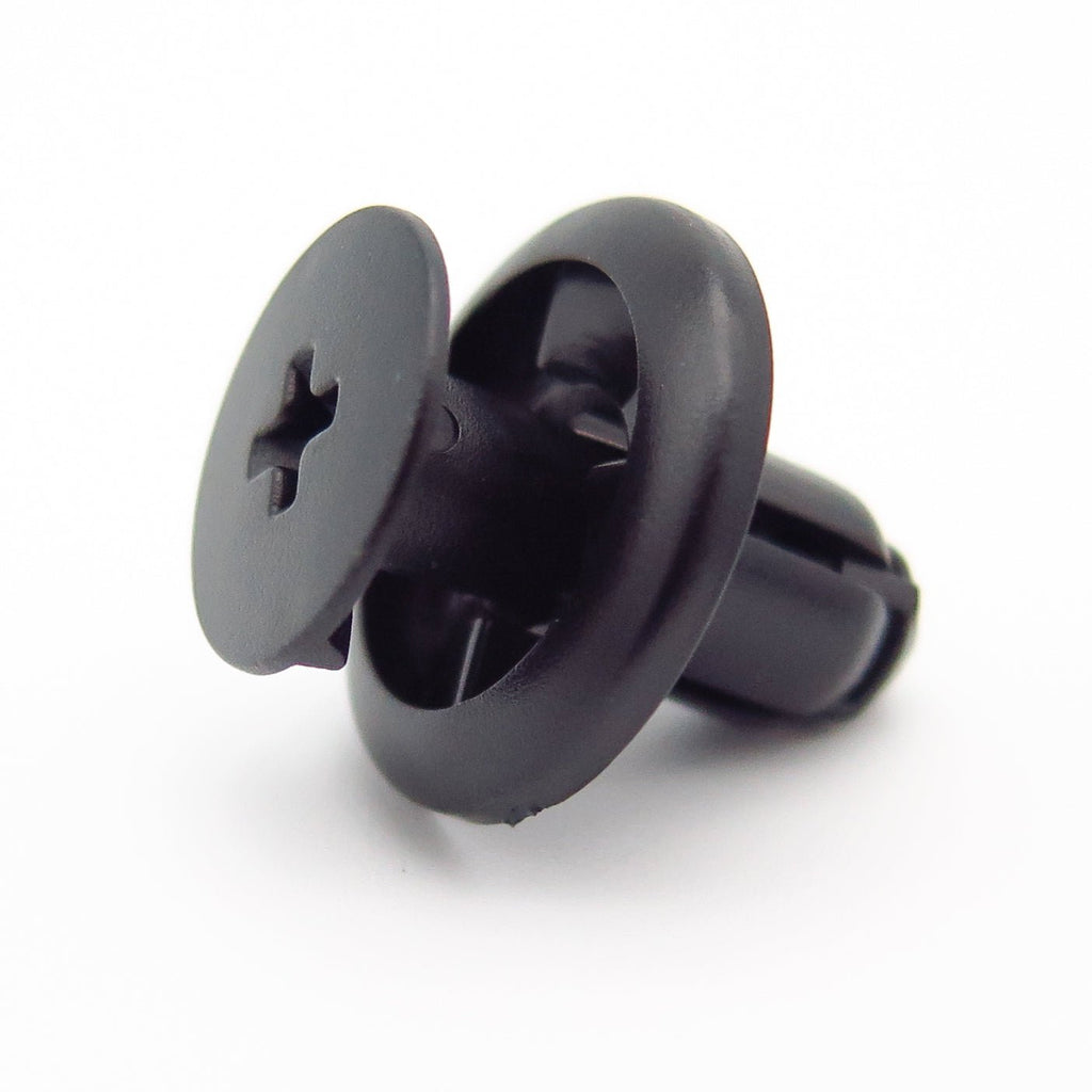 Push Fit Clip, 7mm Hole, Black - image 3