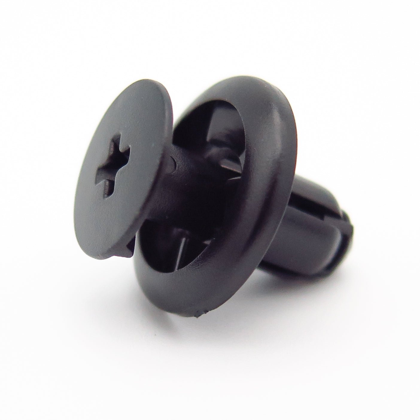 Push Fit Clip, 7mm Hole, Black - image 3