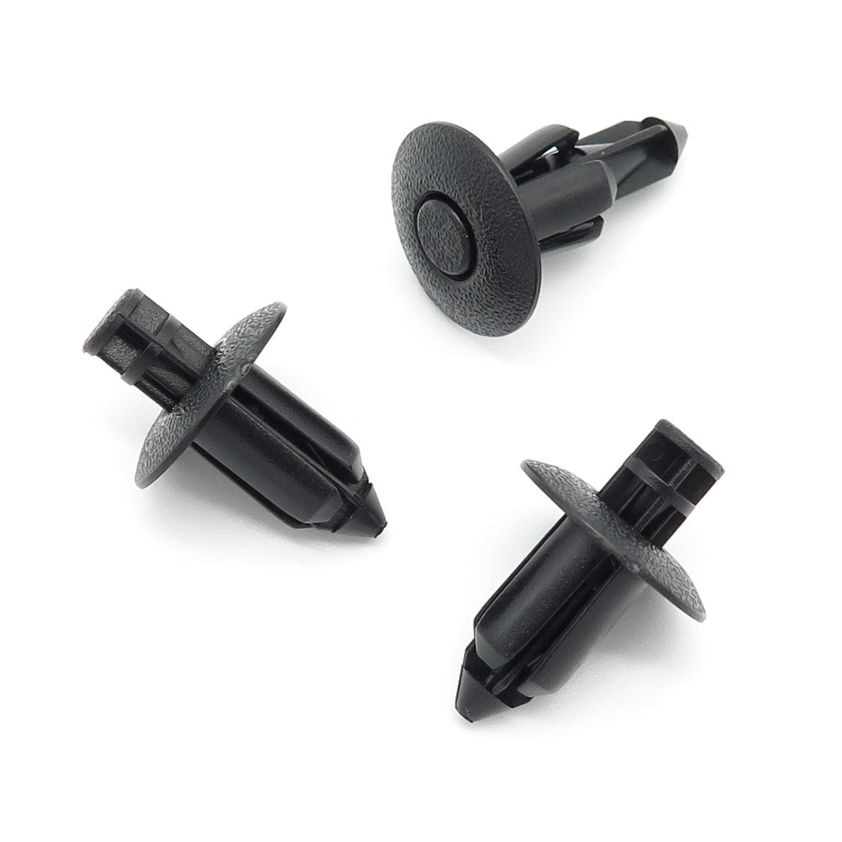 8mm Push Fit Expanding Plastic Rivet, Black
