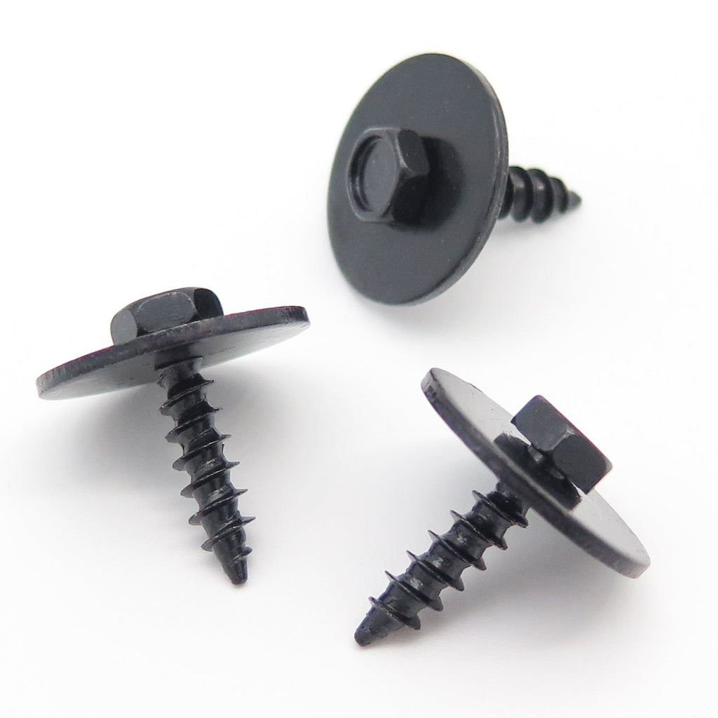 Metal Bolt & Washer Set, Black
