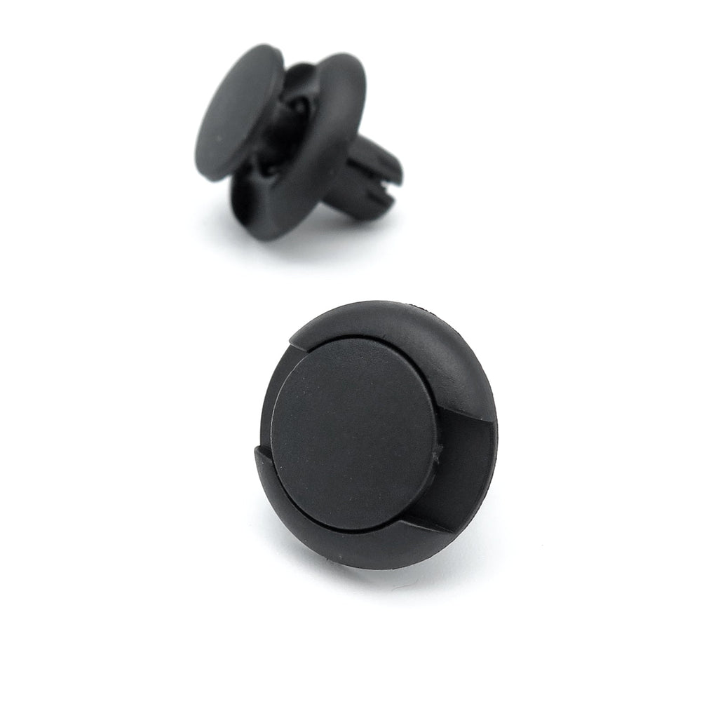 Push Fit Plastic Rivet, 8mm Hole, 20mm Collar, Black, - image 3