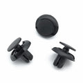 Push Fit Plastic Rivet, 8mm Hole, 20mm Collar, Black,