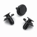 Push Fit Plastic Rivet, 8mm Hole, Black