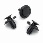 Push Fit Plastic Rivet, 8mm Hole, Black