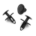 Push Fit Plastic Rivet, 8mm Hole, Black