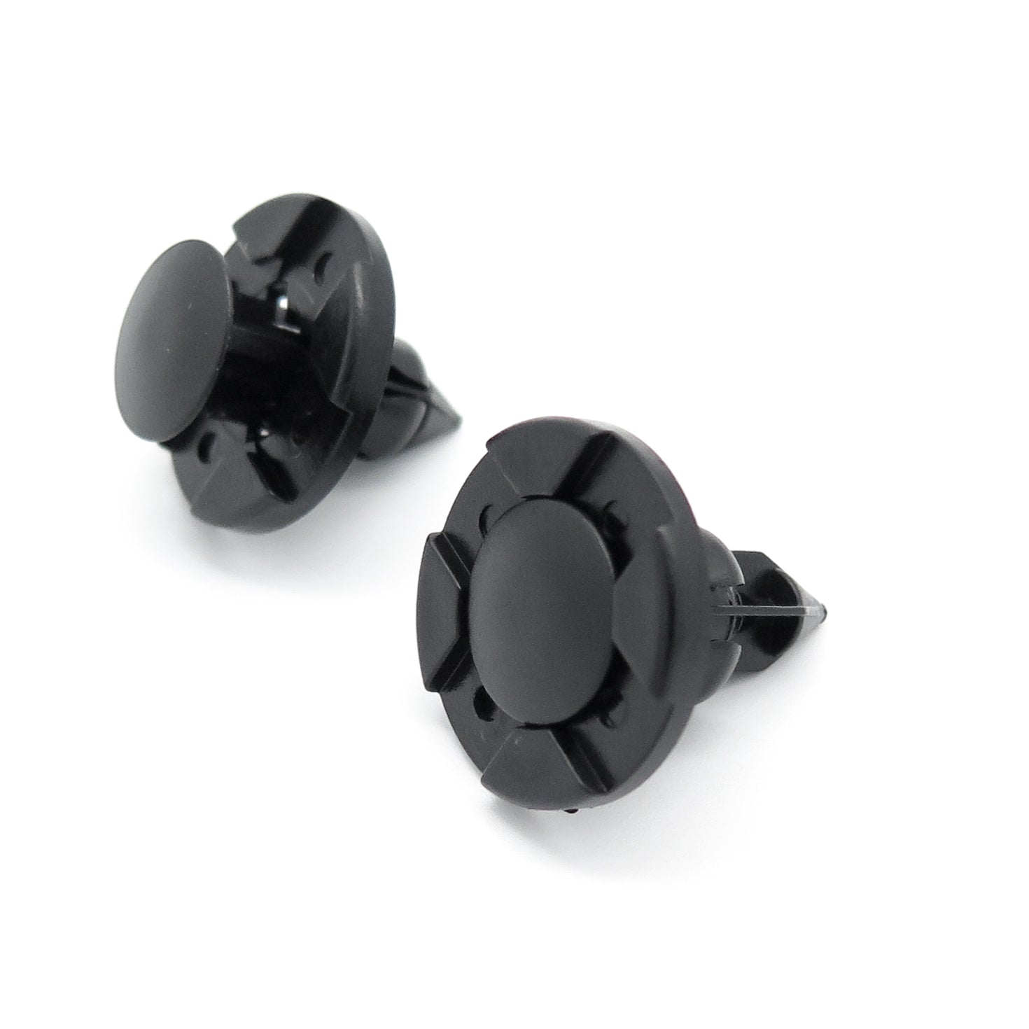 Push Fit Plastic Rivet, 8mm Hole, 20mm Collar, Black, Type A - image 3