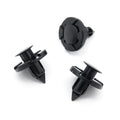 Push Fit Plastic Rivet, 8mm Hole, 20mm Collar, Black, Type A