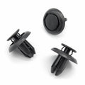 Push Fit Plastic Rivet, 8mm Hole, Black