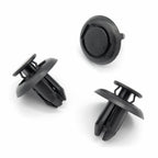 Push Fit Plastic Rivet, 8mm Hole, Black