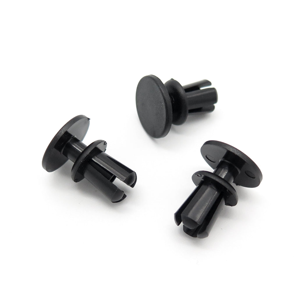 Push Fit Plastic Rivet, Black