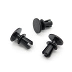 Push Fit Plastic Rivet, Black
