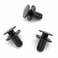 Push Fit Plastic Rivet, Black, 8mm